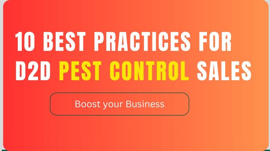 Best Practices for D2D Pest Control